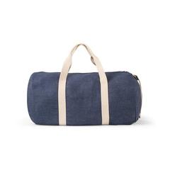 Vue Sac de sport en coton denim (300 g/m²) - Denim bag de couleur bleu| Krokrodeal