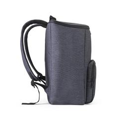 Vue Sac à dos thermique en nylon 2Tone - Boston cooler de couleur bleu| Krokrodeal
