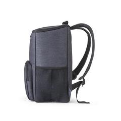 Vue Sac à dos thermique en nylon 2Tone - Boston cooler de couleur bleu| Krokrodeal