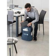 Vue générale Sac à dos ordinateur en 100% rPET 300D - Business | Krokrodeal