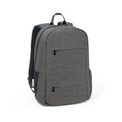 Vue Sac à dos ordinateur en 100% rPET 300D - Business de couleur gris| Krokrodeal