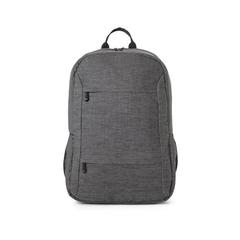 Vue Sac à dos ordinateur en 100% rPET 300D - Business de couleur gris| Krokrodeal