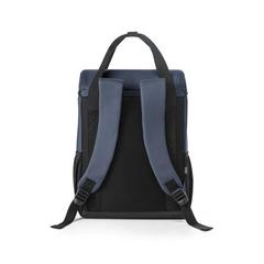 Vue Sac à dos thermique rembourré en PET (100% rPET) 600D et ripstop - Roma l de couleur bleu| Krokrodeal