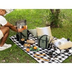 Vue générale Sac à dos thermique rembourré en PET (100% rPET) 600D et ripstop - Roma l | Krokrodeal