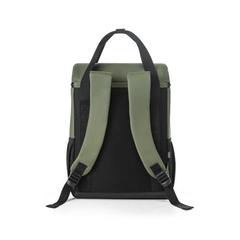 Vue Sac à dos thermique rembourré en PET (100% rPET) 600D et ripstop - Roma l de couleur vert| Krokrodeal