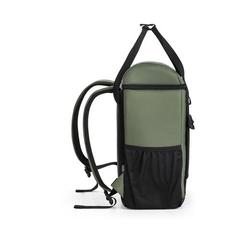 Vue Sac à dos thermique rembourré en PET (100% rPET) 600D et ripstop - Roma l de couleur vert| Krokrodeal