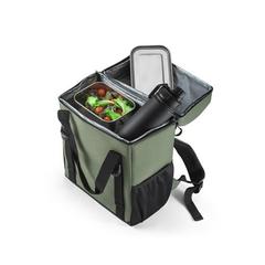 Vue Sac à dos thermique rembourré en PET (100% rPET) 600D et ripstop - Roma l de couleur vert| Krokrodeal