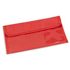 Vue Porte-documents de voyage en 600D - Airline de couleur rouge| Krokrodeal