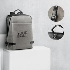 Vue générale Sac à dos pour ordinateur portable jusqu'à 15.6'' en tissu et PU - Divergent backpack ii | Krokrodeal
