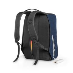 Vue Sac à dos pour ordinateur portable 15'6'' avec système antivol - Aveiro de couleur bleu| Krokrodeal