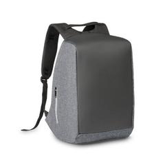 Vue Sac à dos pour ordinateur portable 15'6'' avec système antivol - Aveiro de couleur gris| Krokrodeal