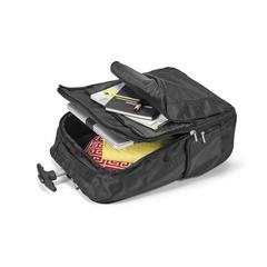 Vue Sac à dos trolley pour ordinateur portable 17'' en 1680D et 300D - Avenir de couleur noir| Krokrodeal