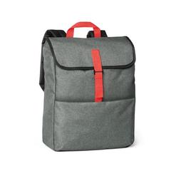 Vue Sac à dos pour ordinateur portable jusqu'à 15.6'' en 600D - Viena de couleur rouge| Krokrodeal