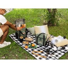 Vue générale Sac thermique rembourré en PET (100% rPET) 600D et ripstop - Roma m | Krokrodeal