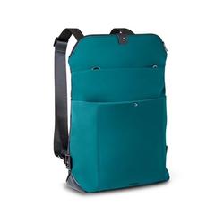 Vue Sac à dos en tissu et PU - Rover backpack ii de couleur bleu| Krokrodeal