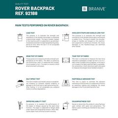 Vue générale Sac à dos en tissu et PU - Rover backpack ii | Krokrodeal