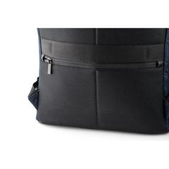 Vue Sac à dos pour ordinateur portable jusqu'à 15.6" en denim et PU - Divergent backpack i de couleur bleu| Krokrodeal