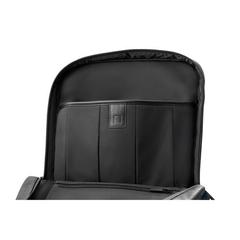 Vue Sac à dos pour ordinateur portable jusqu'à 15.6" en denim et PU - Divergent backpack i de couleur bleu| Krokrodeal