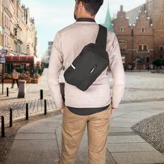 Vue générale Sac bandoulière en PET (100% rPET) 300D et PET (100% rPET) 600D - Delfos | Krokrodeal
