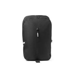 Vue Sac bandoulière en PET (100% rPET) 300D et PET (100% rPET) 600D - Delfos de couleur noir| Krokrodeal