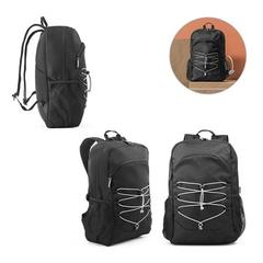 Vue générale Sac à dos ordinateur 15'6" en PET (100% rPET) 300D et PET (100% rPET) - Delfos backpack | Krokrodeal