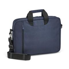 Vue Sacoche pour ordinateur portable jusqu'à 15'6'' en polyester 600D - Garbi de couleur bleu| Krokrodeal