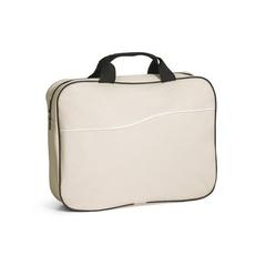 Vue Sac de conférence en 600D - Doha de couleur beige| Krokrodeal
