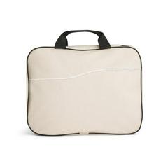 Vue Sac de conférence en 600D - Doha de couleur beige| Krokrodeal