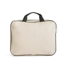 Vue Sac de conférence en 600D - Doha de couleur beige| Krokrodeal