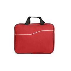 Vue Sac de conférence en 600D - Doha de couleur rouge| Krokrodeal