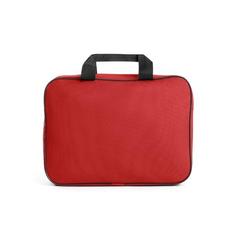 Vue Sac de conférence en 600D - Doha de couleur rouge| Krokrodeal