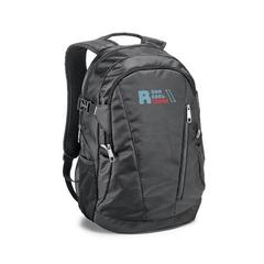 Vue Sac à dos pour ordinateur portable 15.6'' en 840D jacquard - Olympia de couleur noir| Krokrodeal