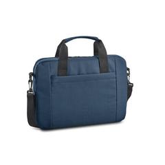 Vue Sacoche pour ordinateur portable 15'6'' en 600D - Metz de couleur bleu| Krokrodeal