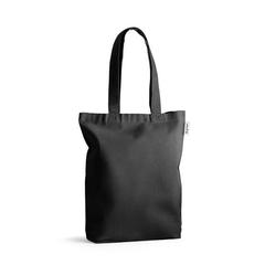 Vue Sac avec coton et coton recyclé (220 g/m²) - Merida de couleur noir| Krokrodeal