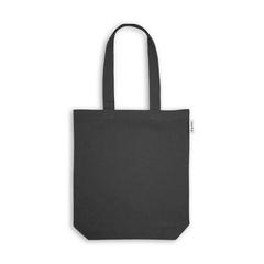Vue Sac avec coton et coton recyclé (220 g/m²) - Merida de couleur noir| Krokrodeal