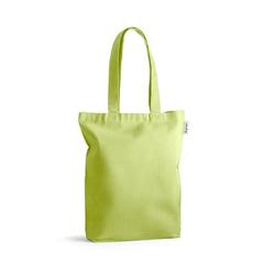 Vue Sac avec coton et coton recyclé (220 g/m²) - Merida de couleur vert| Krokrodeal