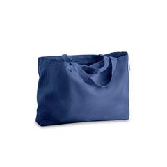 Vue Sac en coton et en coton recyclé (280 g/m²) - Camden de couleur bleu| Krokrodeal