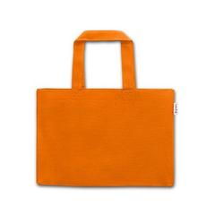 Vue Sac en coton et en coton recyclé (280 g/m²) - Camden de couleur orange| Krokrodeal