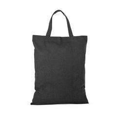 Vue Sac en coton et en coton recyclé (140 g/m²) - Siena de couleur noir| Krokrodeal