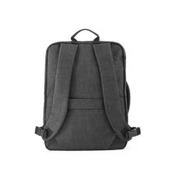 Vue Sac à dos 2 en 1 en 600D pour ordinateur 15'6" - Alexandria de couleur gris| Krokrodeal