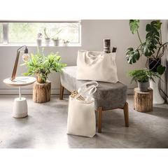 Vue générale Sac avec coton et coton recyclé (280 g/m²) - Parma | Krokrodeal