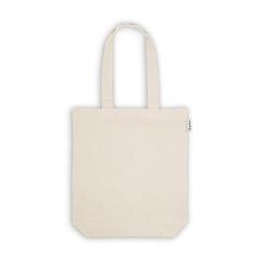Vue Sac avec coton et coton recyclé (220 g/m²) - Girona de couleur beige| Krokrodeal