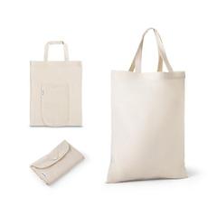 Vue générale Sac avec coton et coton recyclé (140 g/m²) - Beirut | Krokrodeal