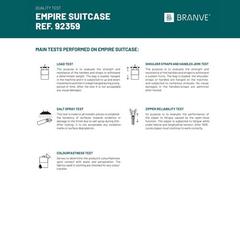 Vue générale Sacoche executive pour ordinateur portable 15.6" en polypropylène - Empire suitcase ii | Krokrodeal