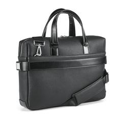 Vue Sacoche executive pour ordinateur portable 15.6" en polypropylène - Empire suitcase ii de couleur noir| Krokrodeal