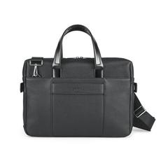 Vue Sacoche executive pour ordinateur portable 15.6" en polypropylène - Empire suitcase ii de couleur noir| Krokrodeal