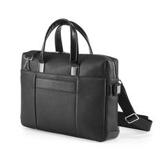 Vue Sacoche executive pour ordinateur portable 15.6" en polypropylène - Empire suitcase ii de couleur noir| Krokrodeal