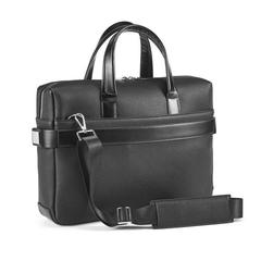 Vue Sacoche executive pour ordinateur portable 15.6" en polypropylène - Empire suitcase ii de couleur noir| Krokrodeal