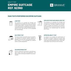 Vue générale Sacoche executive pour ordinateur portable 14" en polypropylène - Empire suitcase i | Krokrodeal