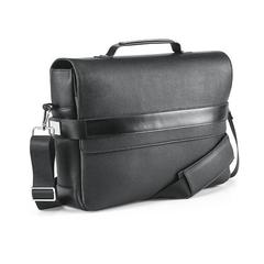 Vue Sacoche executive pour ordinateur portable 14" en polypropylène - Empire suitcase i de couleur noir| Krokrodeal